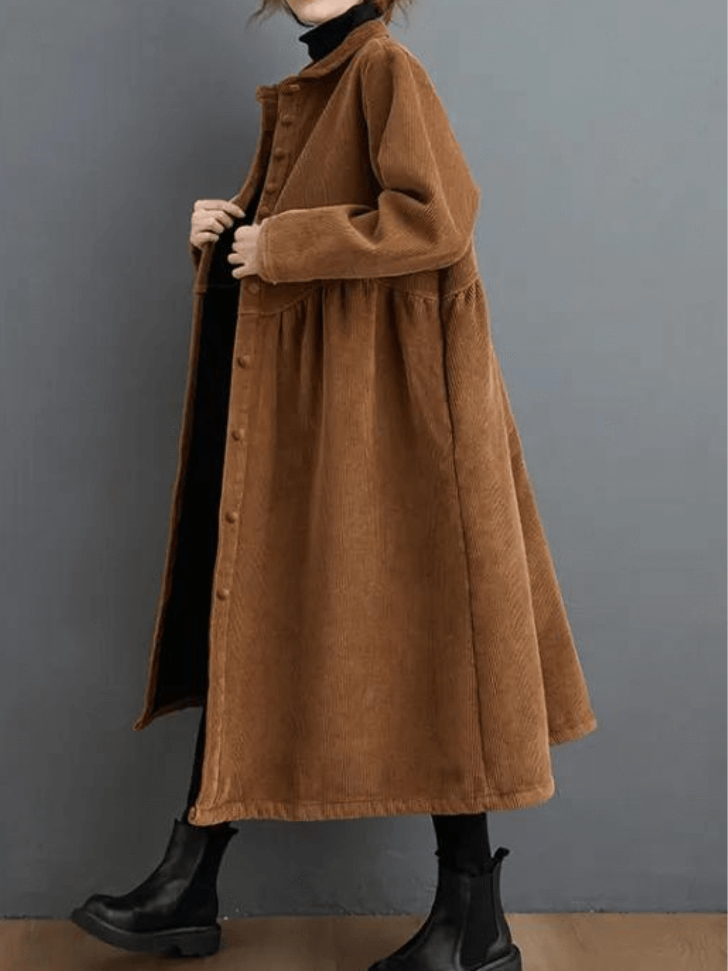 Women's Corduroy Trench Coats