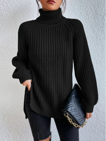 Rosie - New Knitted Slim Turtleneck Sweater