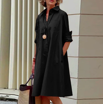 Yani | Plain Shirt Dress