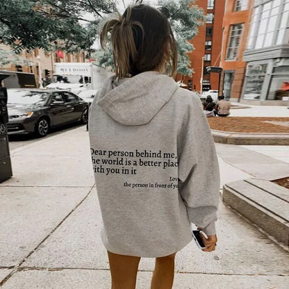 'Dear Person Behind Me' - Hoodie