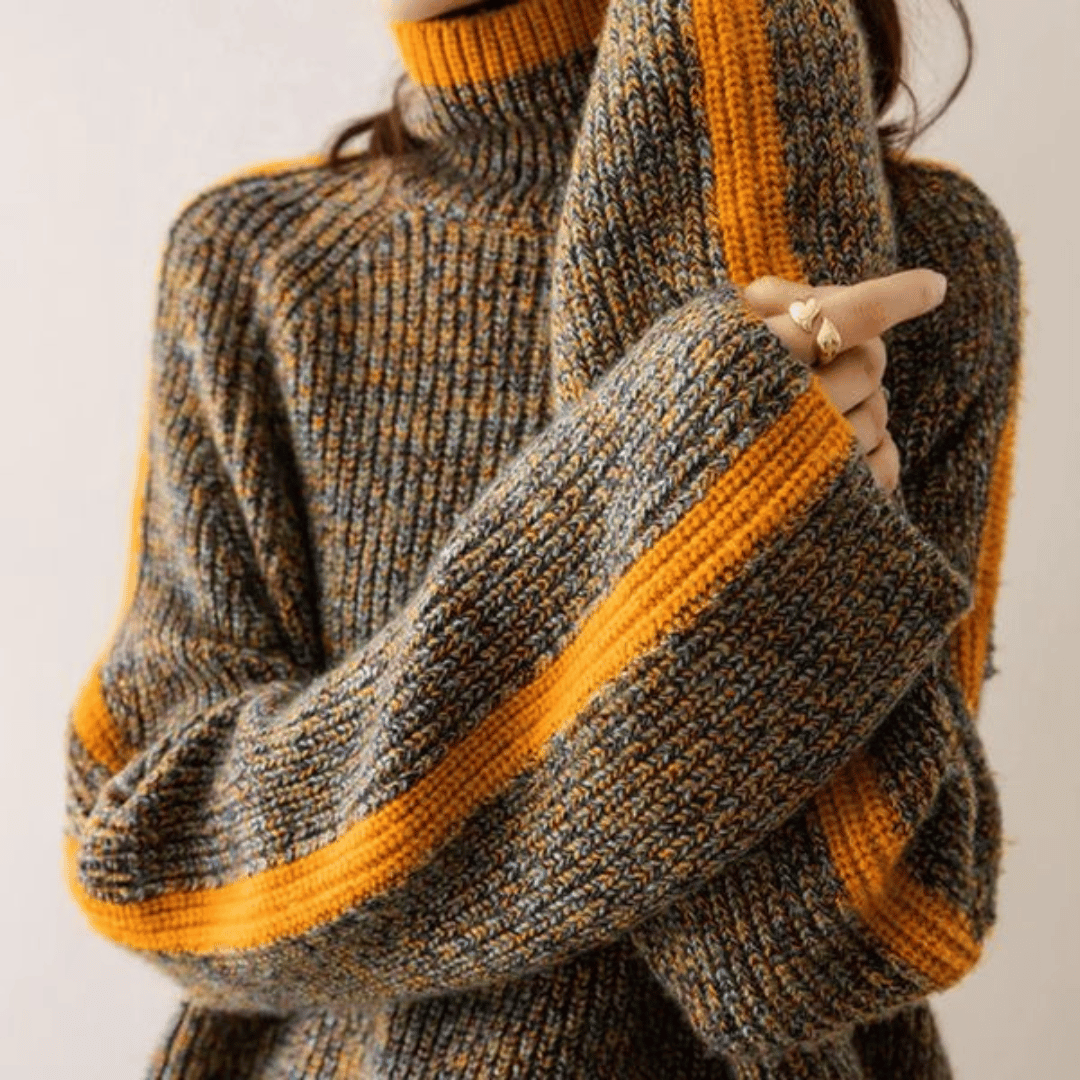 Britt™ Melange Knit Turtleneck