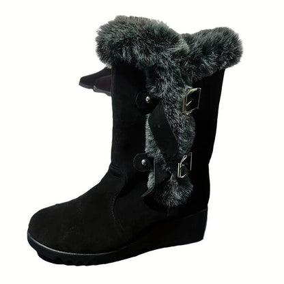 Sophia™ - Plush-lined Thermal Leather Boots