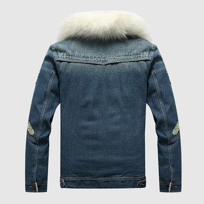 Frank Hardy Trimmed Denim Jacket