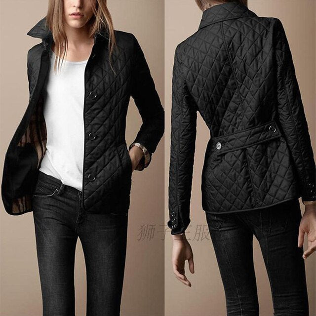 Frida - The elegant slim silk cotton jacket