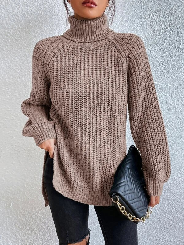 Rosie - New Knitted Slim Turtleneck Sweater