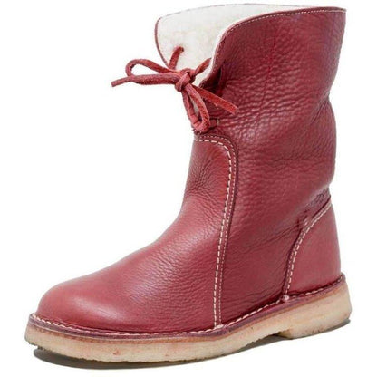 Everly - Waterproof fleece boots with wool lining