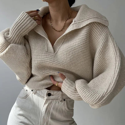 Amélie Veloura™ Chunky Knitted Sweater