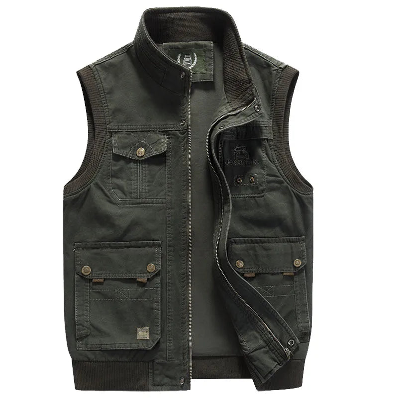 John - Vintage Style Multi-Pocket Vest