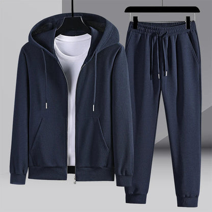 Men's Waffle-Knit Loungewear Set