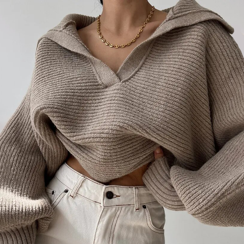 Amélie Veloura™ Chunky Knitted Sweater