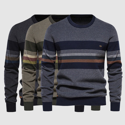 Skyline Casual Striped Sweater