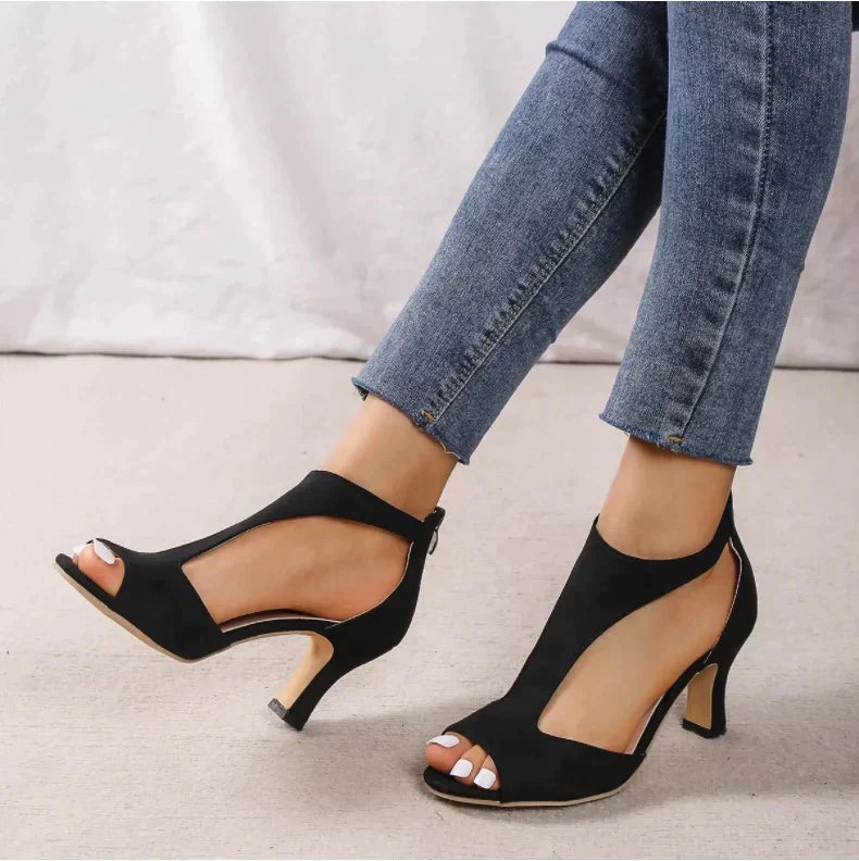 Leather Heeled Shoes