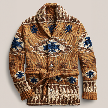 Valentino Jacquard Wool Cardigan