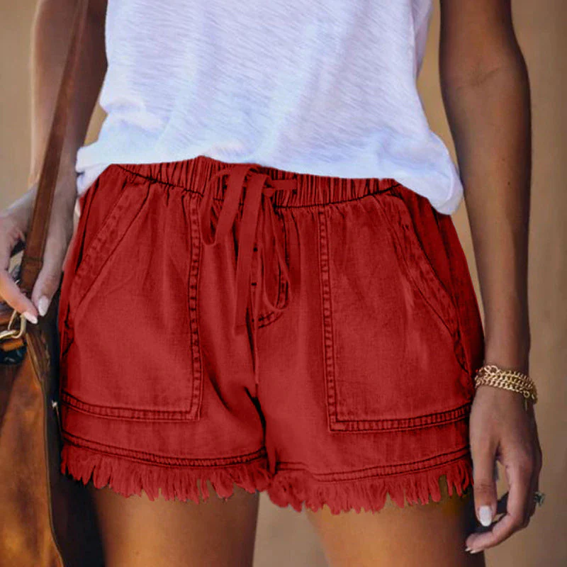 Laura® | Short en denim taille haute