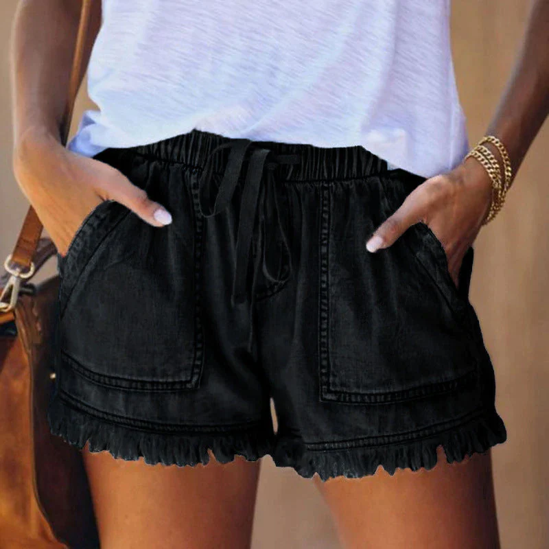 Laura® | Short en denim taille haute