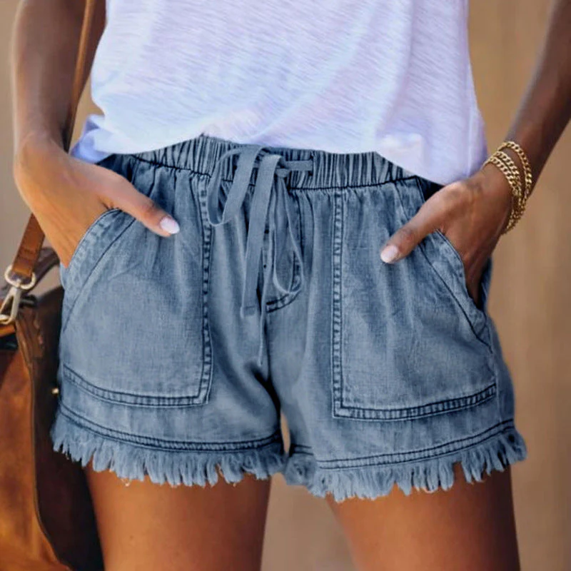 Laura® | Short en denim taille haute