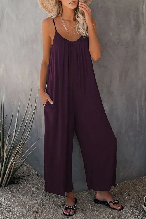 🔥Hot Sale 49% off 🔥Ultimate Flowy Jumpsuit with Pockets✨Buy 2 Extra 10% OFF