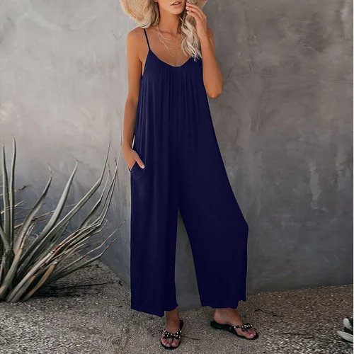 🔥Hot Sale 49% off 🔥Ultimate Flowy Jumpsuit with Pockets✨Buy 2 Extra 10% OFF