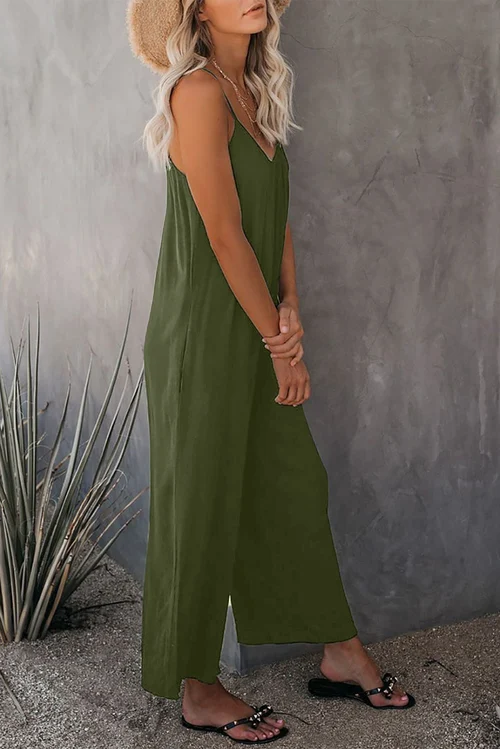 🔥Hot Sale 49% off 🔥Ultimate Flowy Jumpsuit with Pockets✨Buy 2 Extra 10% OFF