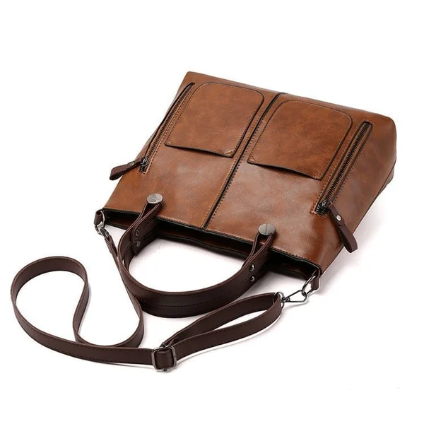 Ladies Vintage Leather Shoulder Bag