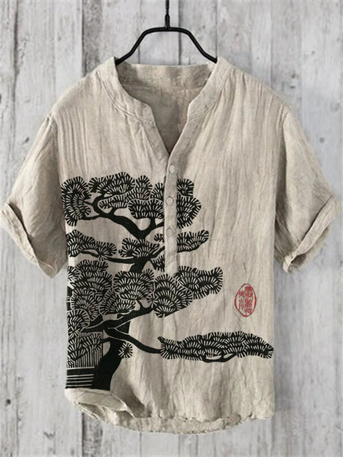 Pin Lino Art Japonais Chemise Vintage