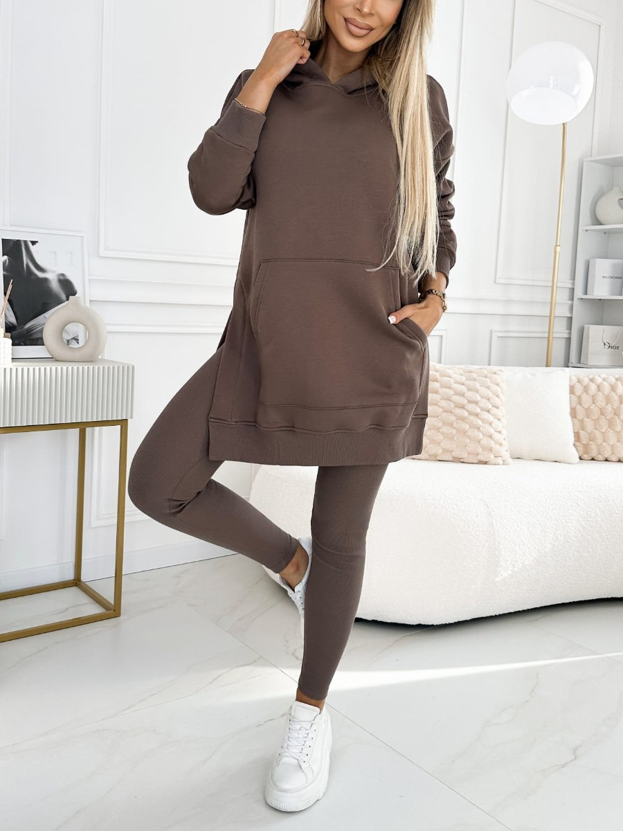 Women's Hooded Set With Leggings