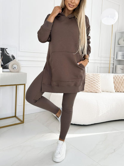 Women's Hooded Set With Leggings