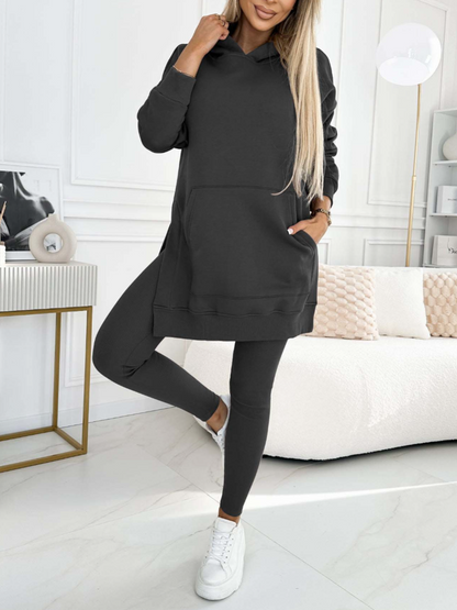 Women's Hooded Set With Leggings