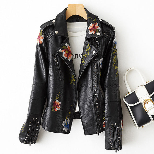 L'ateribélle Edgy Leather Jacket