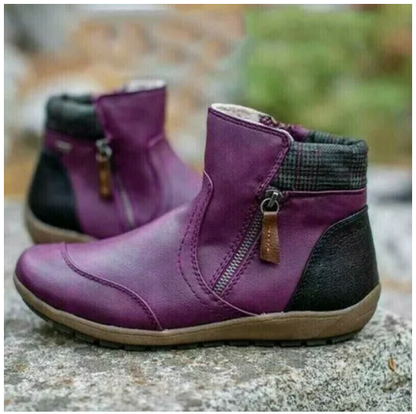 Women Zipper Waterproof Ankle-Support Boots - SHOCK SALE for a limited time!