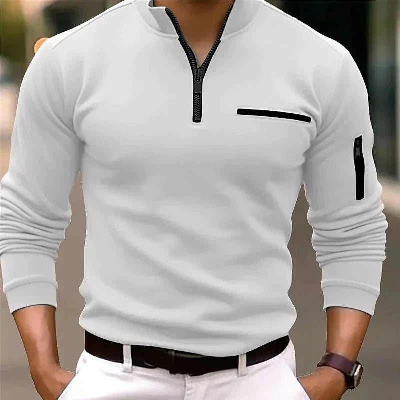 Max™ I Men's quarter-zip polo shirt