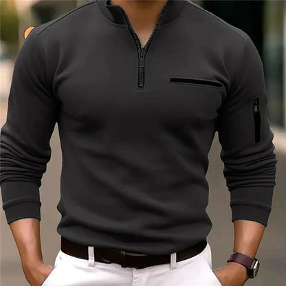 Max™ I Men's quarter-zip polo shirt