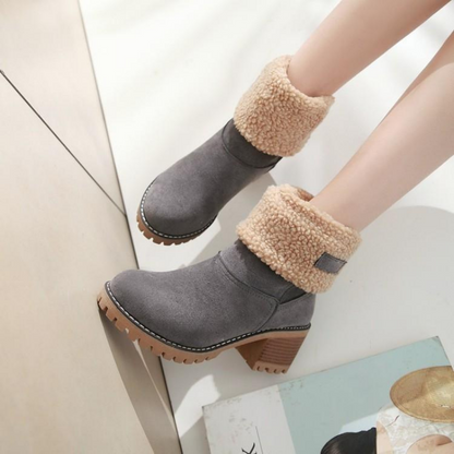 Lily - Suede Winter Boots